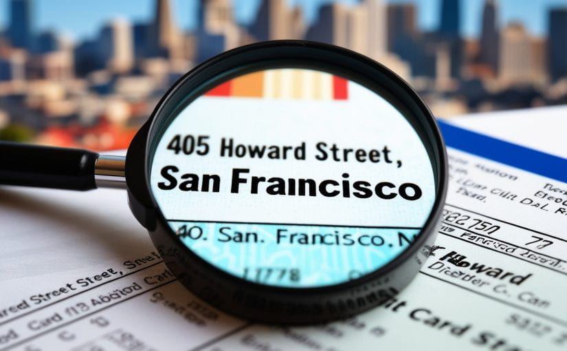 What to Do About a 405 Howard Street Charge on Your Credit Card